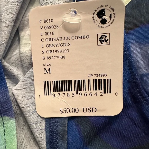 NWT FREE PEOPLE FP Women’s Tempo Printed Tank. Size Medium - Picture 4 of 5